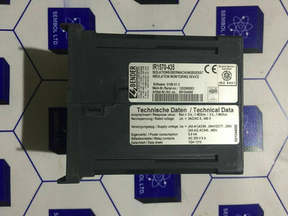 BENDER B91044000 IR1570-435 A-Isometer Insulations Monitoring Device