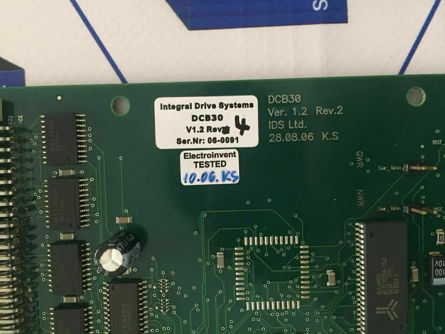 IDS Integral Drive Systems DCB30 Ver 1.2 Rev 4