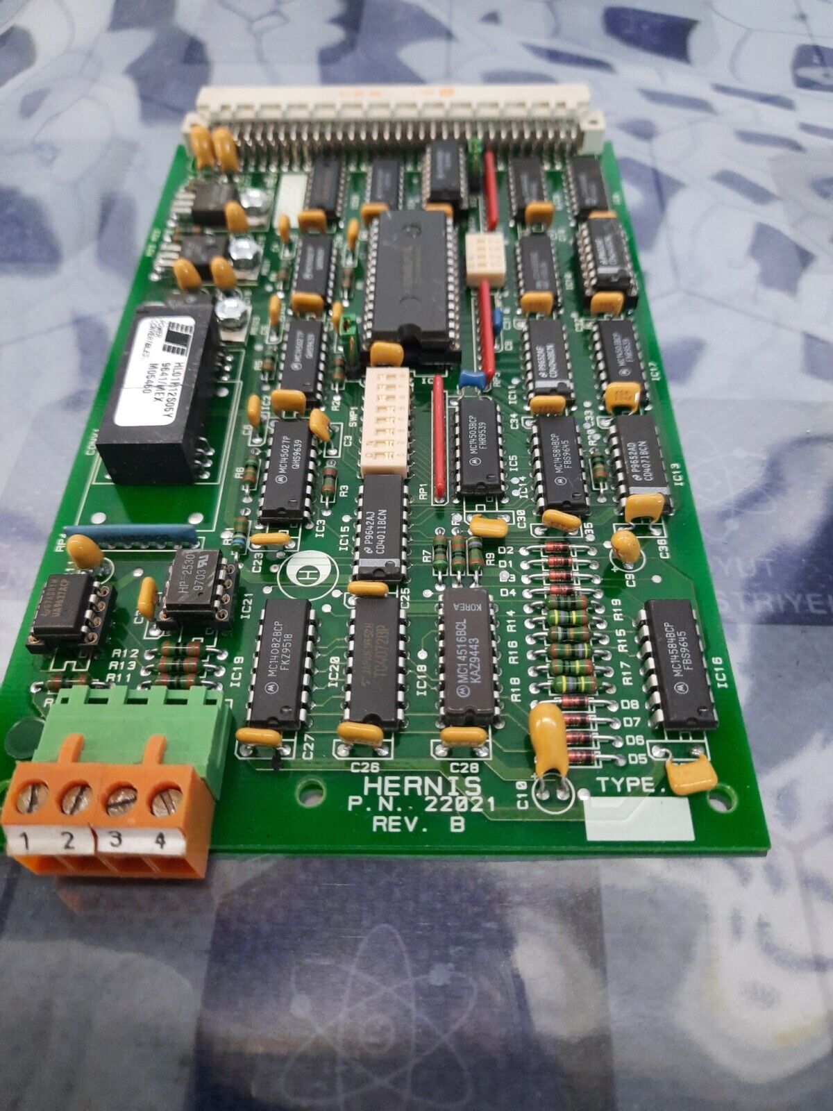 HERNIS SCAN SYSTEM 22021 REV B PC BOARD