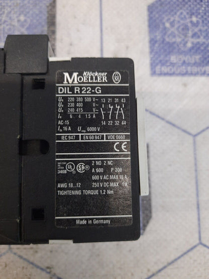 Moeller DIL R 22-G Contactor Relay