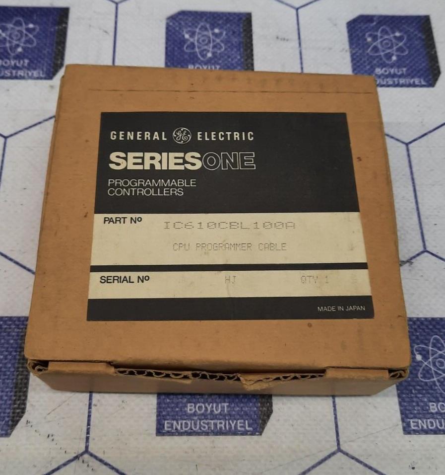 GE FANUC IC610CBL100A CPU PROGRAMMER CABLE