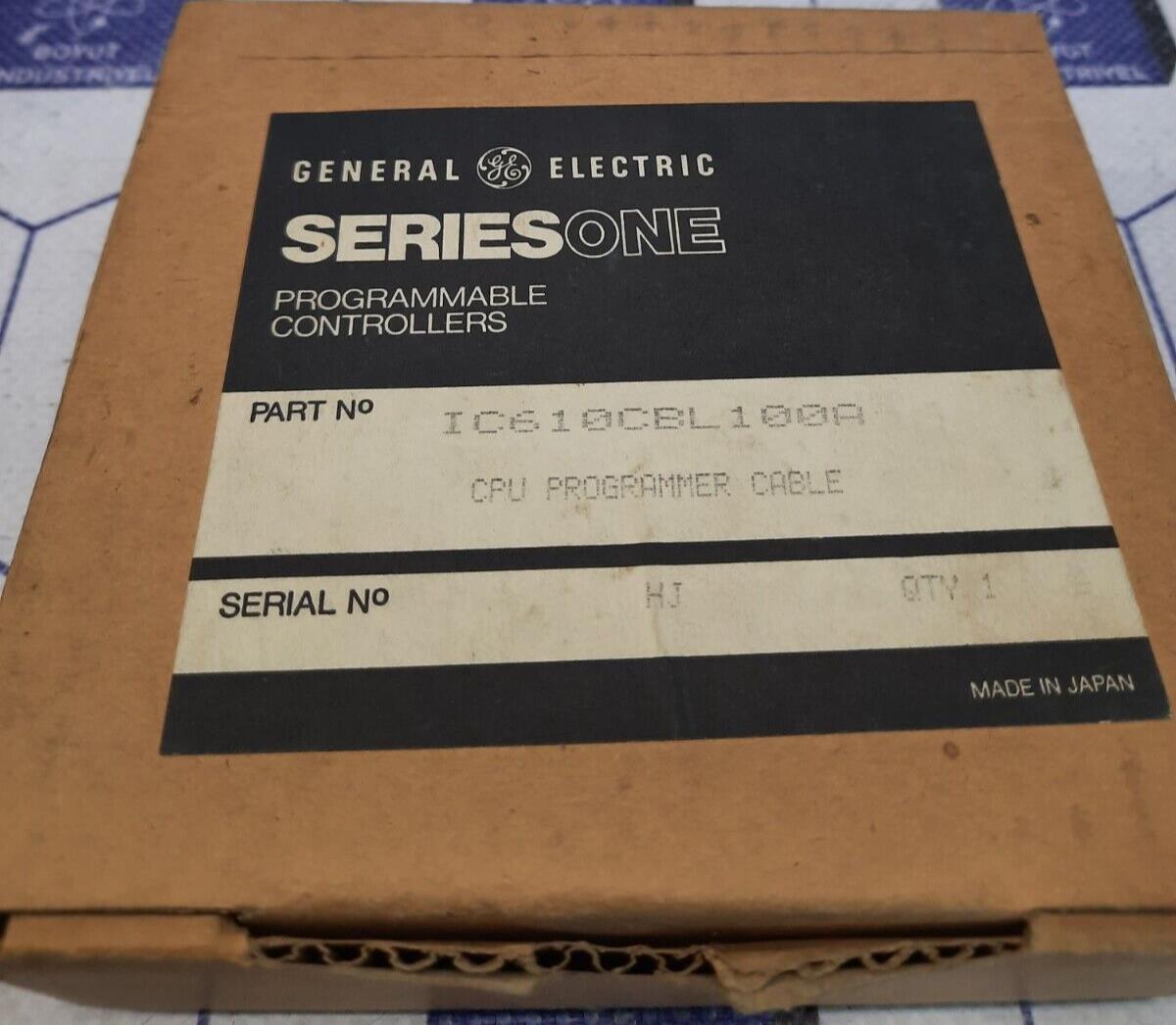 GE FANUC IC610CBL100A CPU PROGRAMMER CABLE