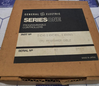 GE FANUC IC610CBL100A CPU PROGRAMMER CABLE