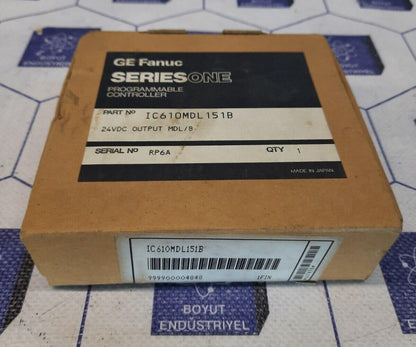 GE FANUC IC610MDL151B PROGRAMMABLE CONTROLLER 24 VDC OUTPUT MDL/8