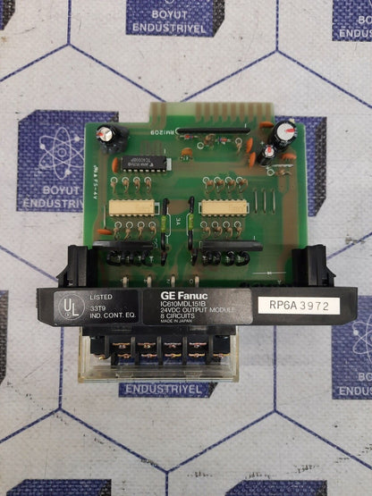 GE FANUC IC610MDL151B PROGRAMMABLE CONTROLLER 24 VDC OUTPUT MDL/8