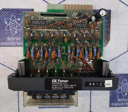 GE FANUC IC610MDL111A PROGRAMMABLE CONTROLL24VAC/DC SRCE INPUT MODULE 8 CIRCUITS