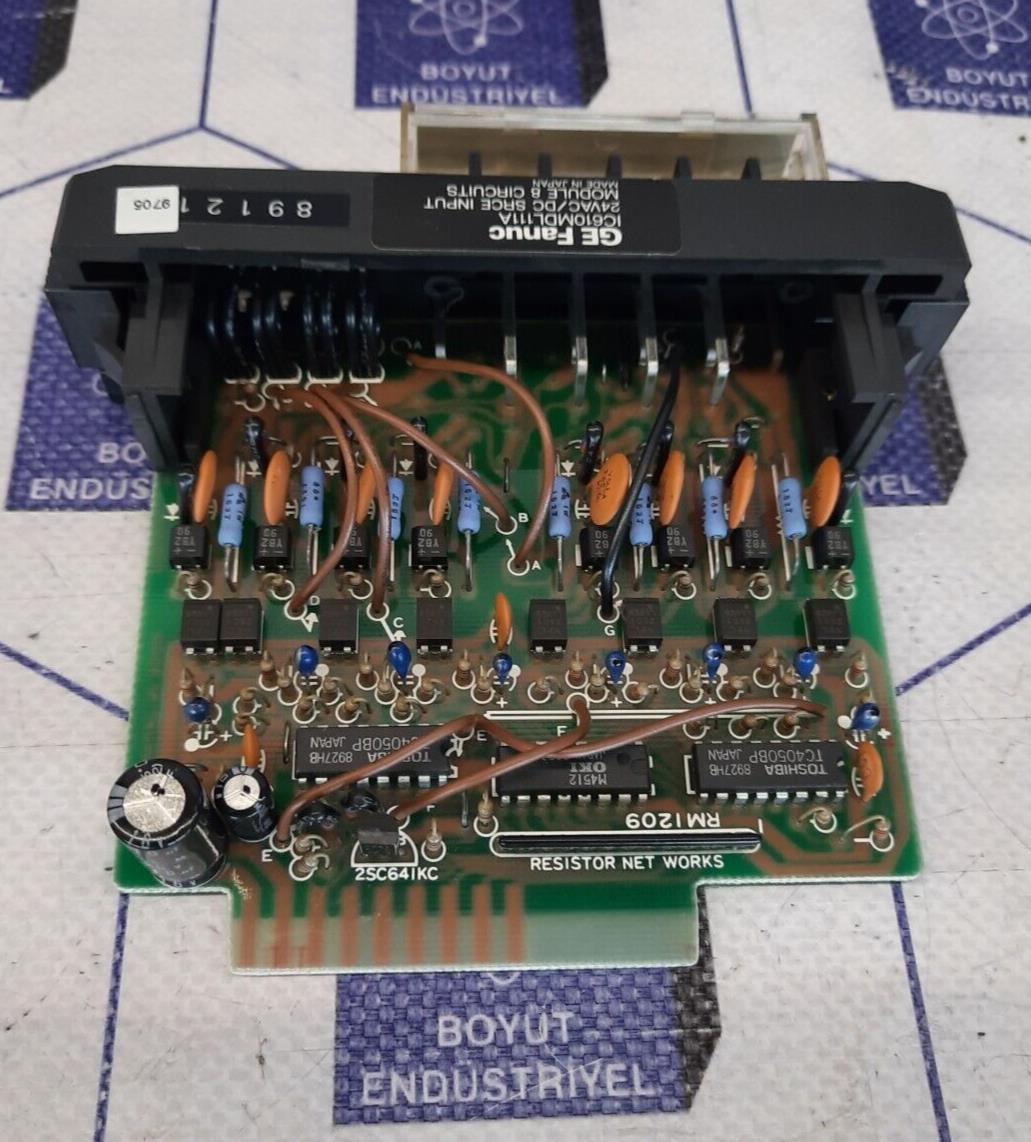 GE FANUC IC610MDL111A PROGRAMMABLE CONTROLL24VAC/DC SRCE INPUT MODULE 8 CIRCUITS