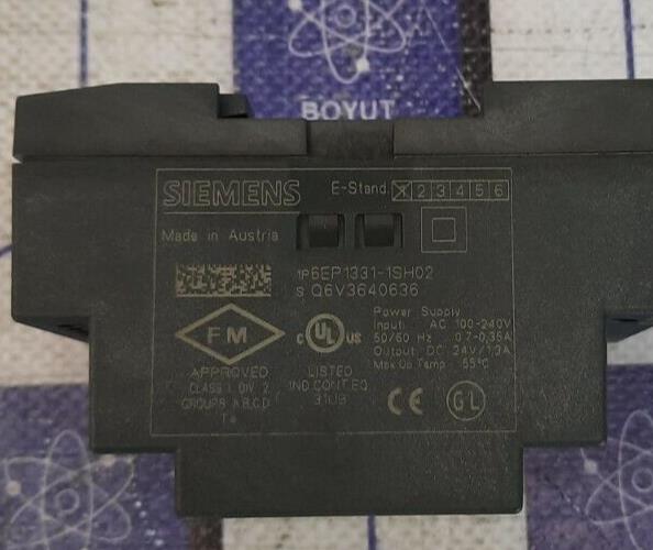 SIEMENS 6EP1331-1SH02 LOGO POWER SUPPLY