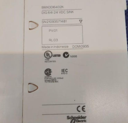 SCHNEIDER ELECTRIC BMXDDI6402K MODICON