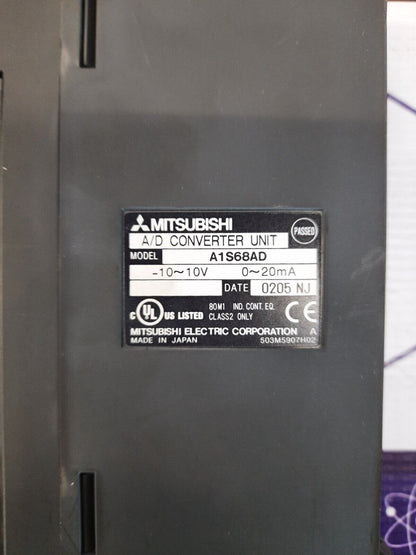 Mitsubishi A1S68AD Converter Unit Module