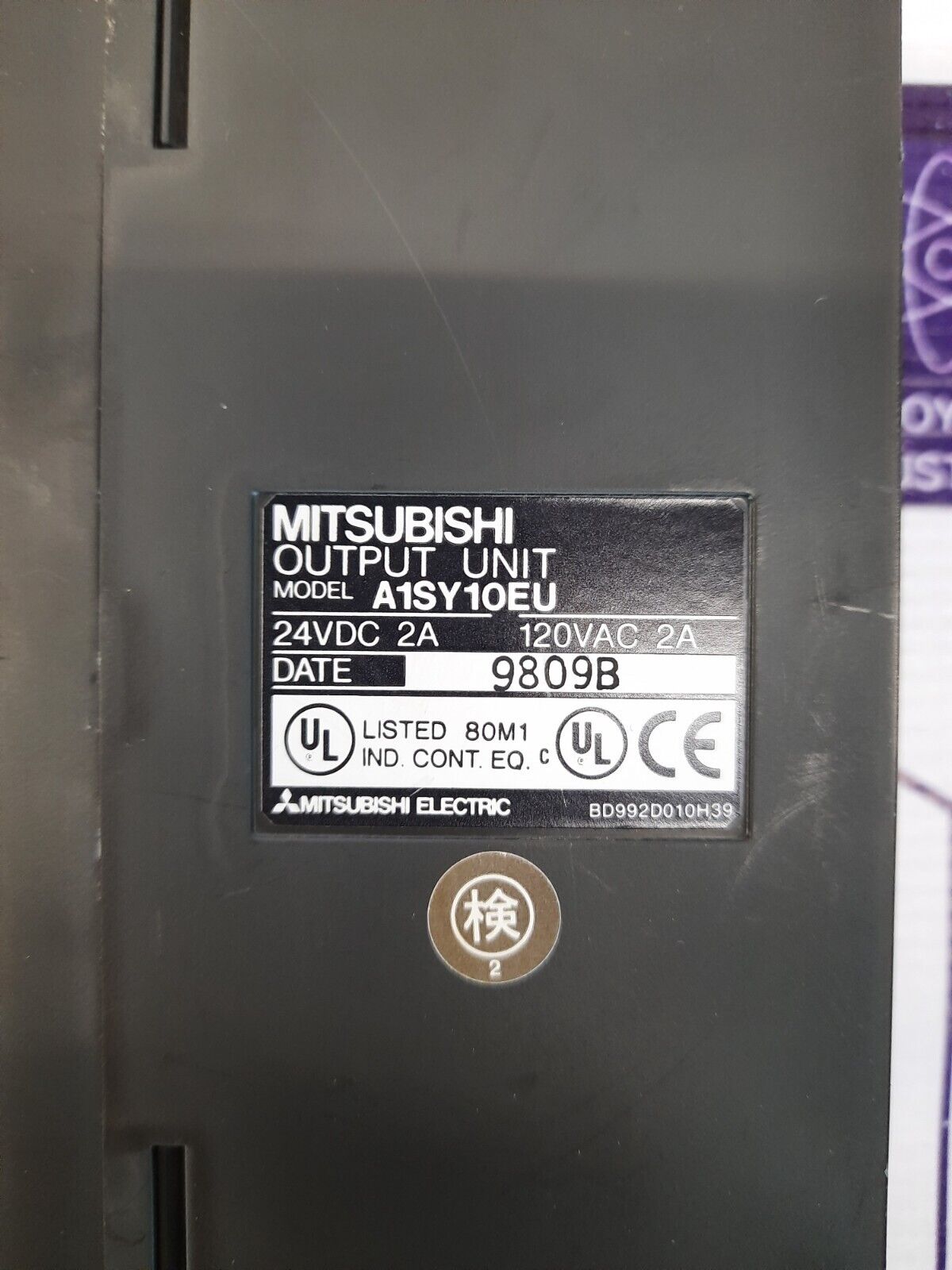 MITSUBISHI A1SY10EU PLC MODULE OUTPUT UNIT