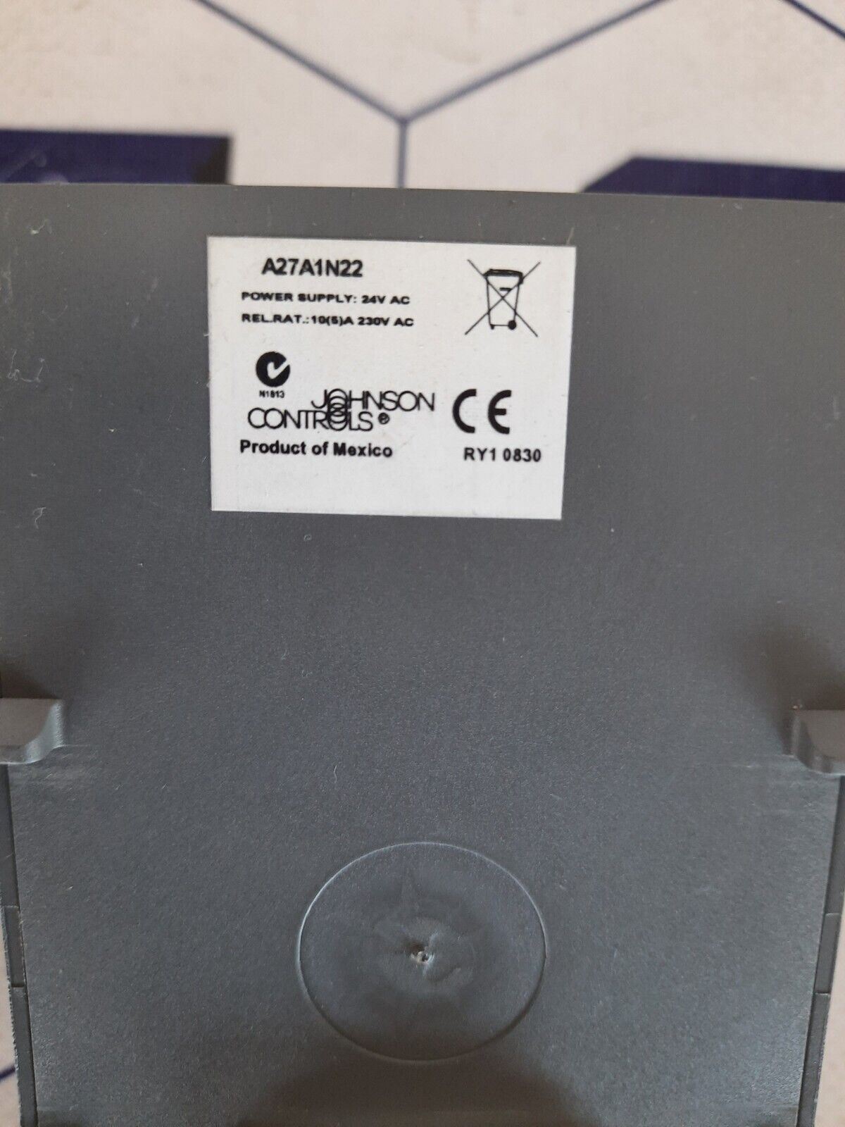 JOHNSON CONTROLS A27A1N22