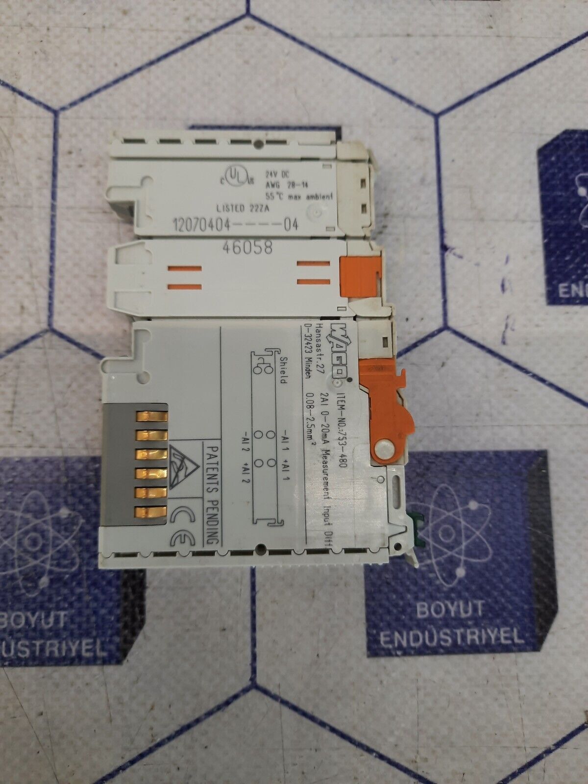 WAGO 753-480 2-CHANNEL INPUT MODULE