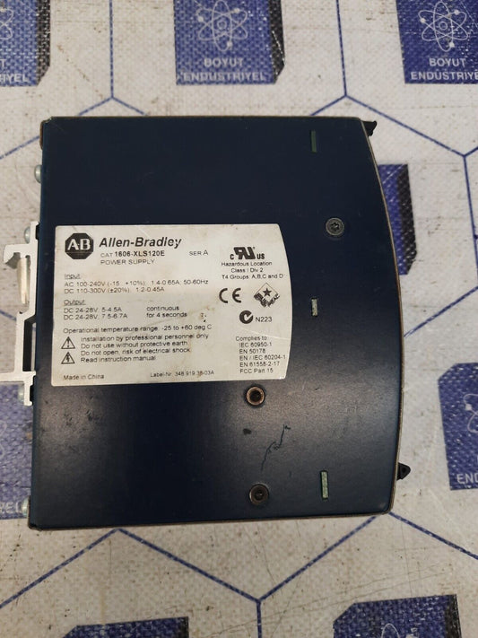 ALLEN-BRADLEY 1606-XLS120E POWER SUPPLY