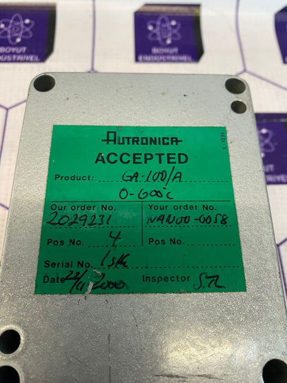 Autronica GA-100/A Thermocouple Amplifier