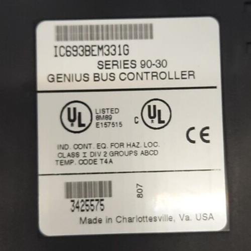 GE FANUC IC693BEM331G GENIUS BUS CONTROLLER
