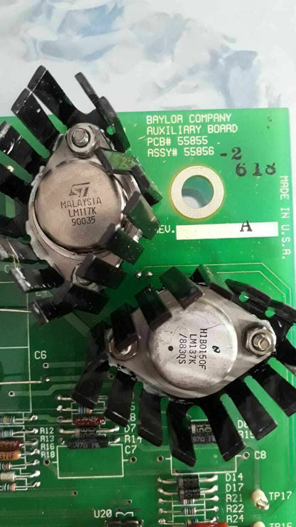 Baylor Company 55855 55856-2 Auxiliary Board PCB Card Circuit REV.A