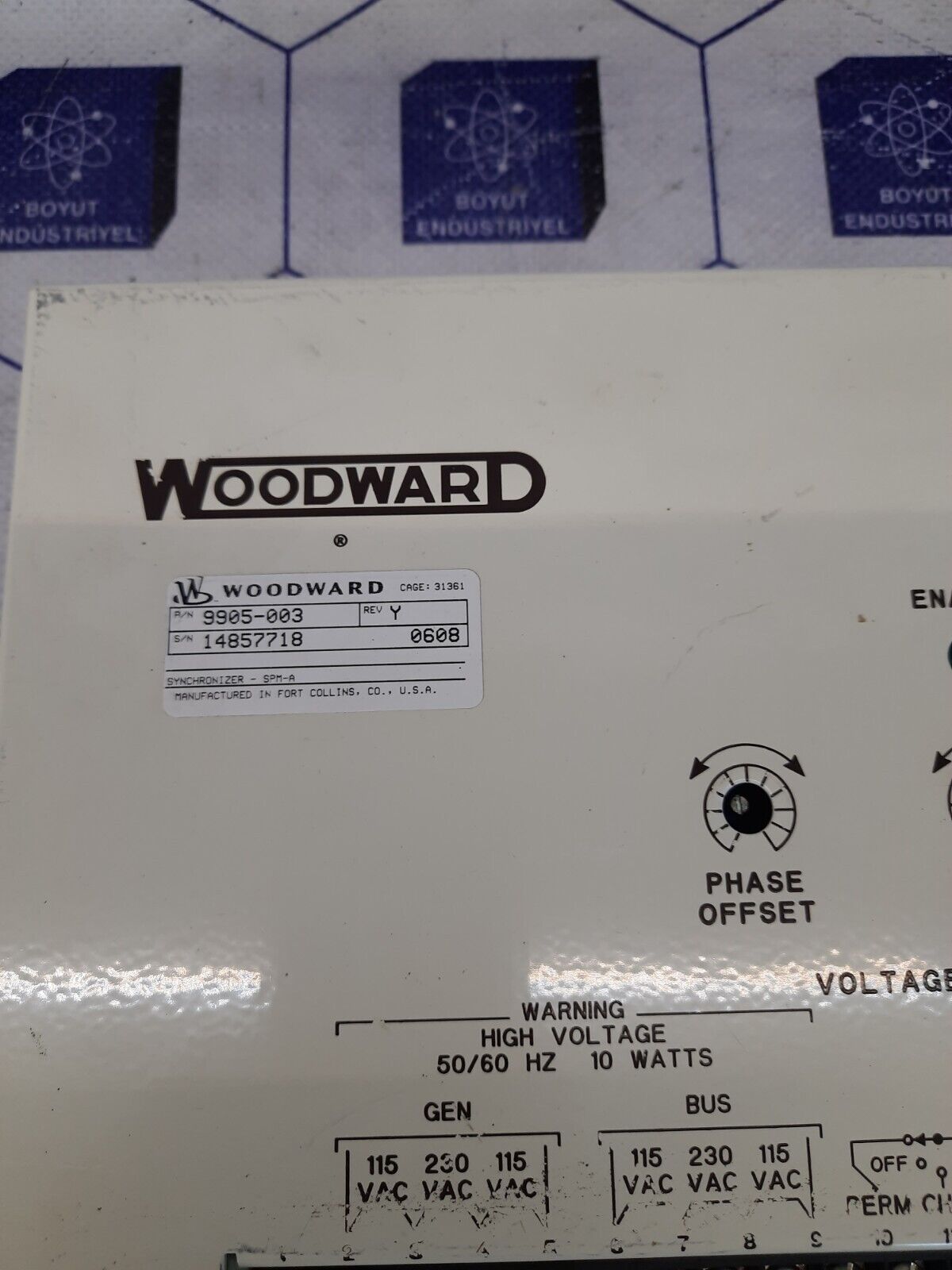 Woodward 9905-003 Rev Y Spm-a Synchronizer