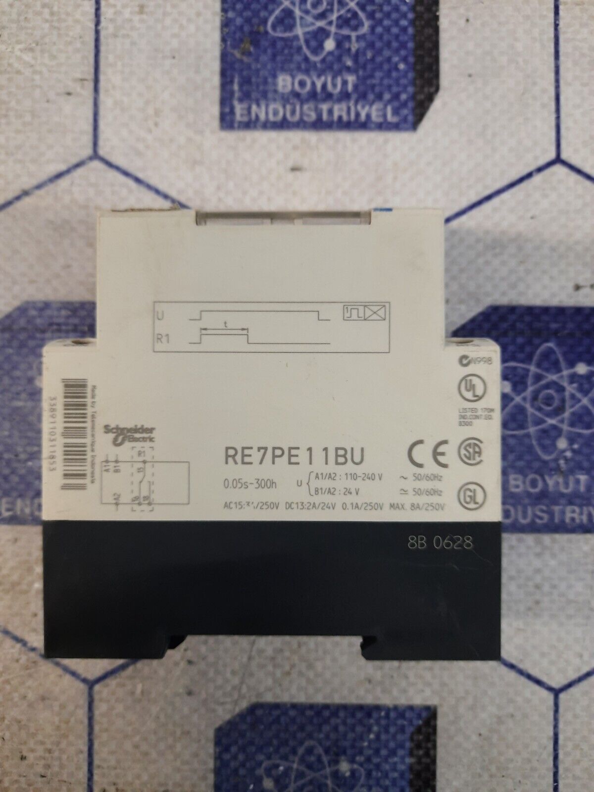 TELEMECANIQUE RE7PE11BU TIMER DELAY RELAY