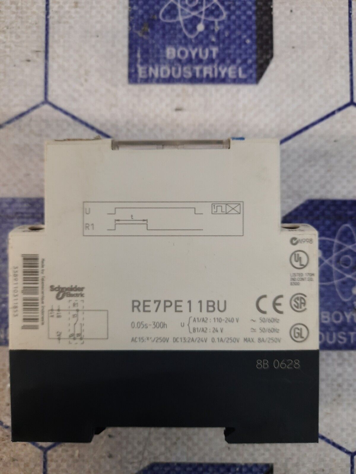TELEMECANIQUE RE7PE11BU TIMER DELAY RELAY
