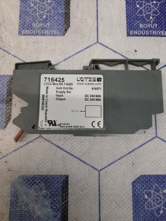 LUTZE 716425 LOCC-Box-ES 7-6245 Termınal Block
