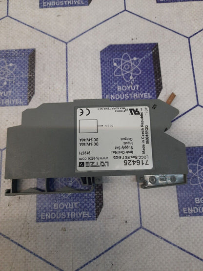 LUTZE 716425 LOCC-Box-ES 7-6245 Termınal Block