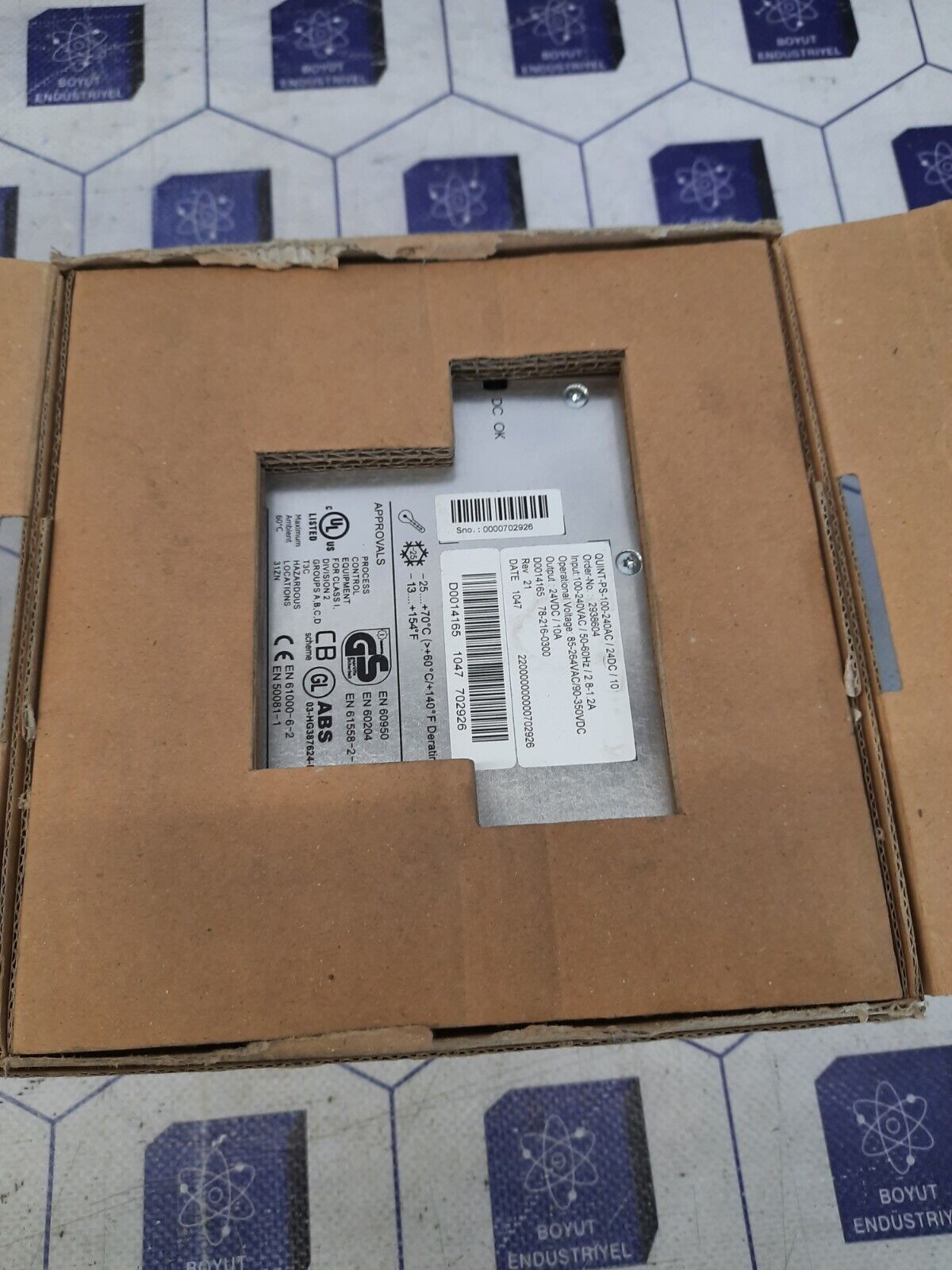 Phoenix Contact 2938604 QUINT Power Supply 10A - 24V DC