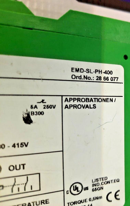 PHOENİX CONTACT EMD-SL-PH-400(Ord.No:2866077)Monitoring Relay