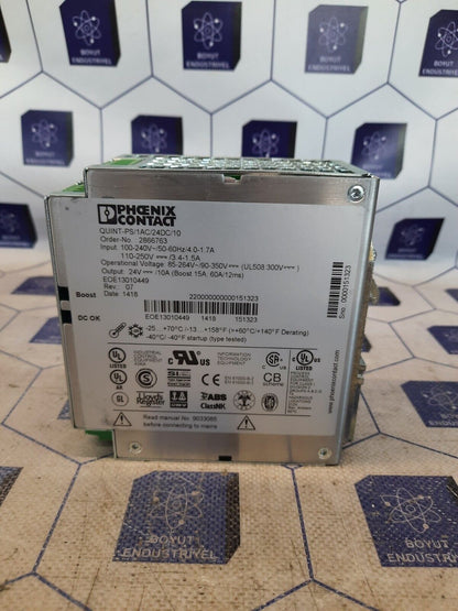 PHOENIX CONTACT QUINT-PS-100-240AC/24DC/10 - 2866763 POWER SUPPLY