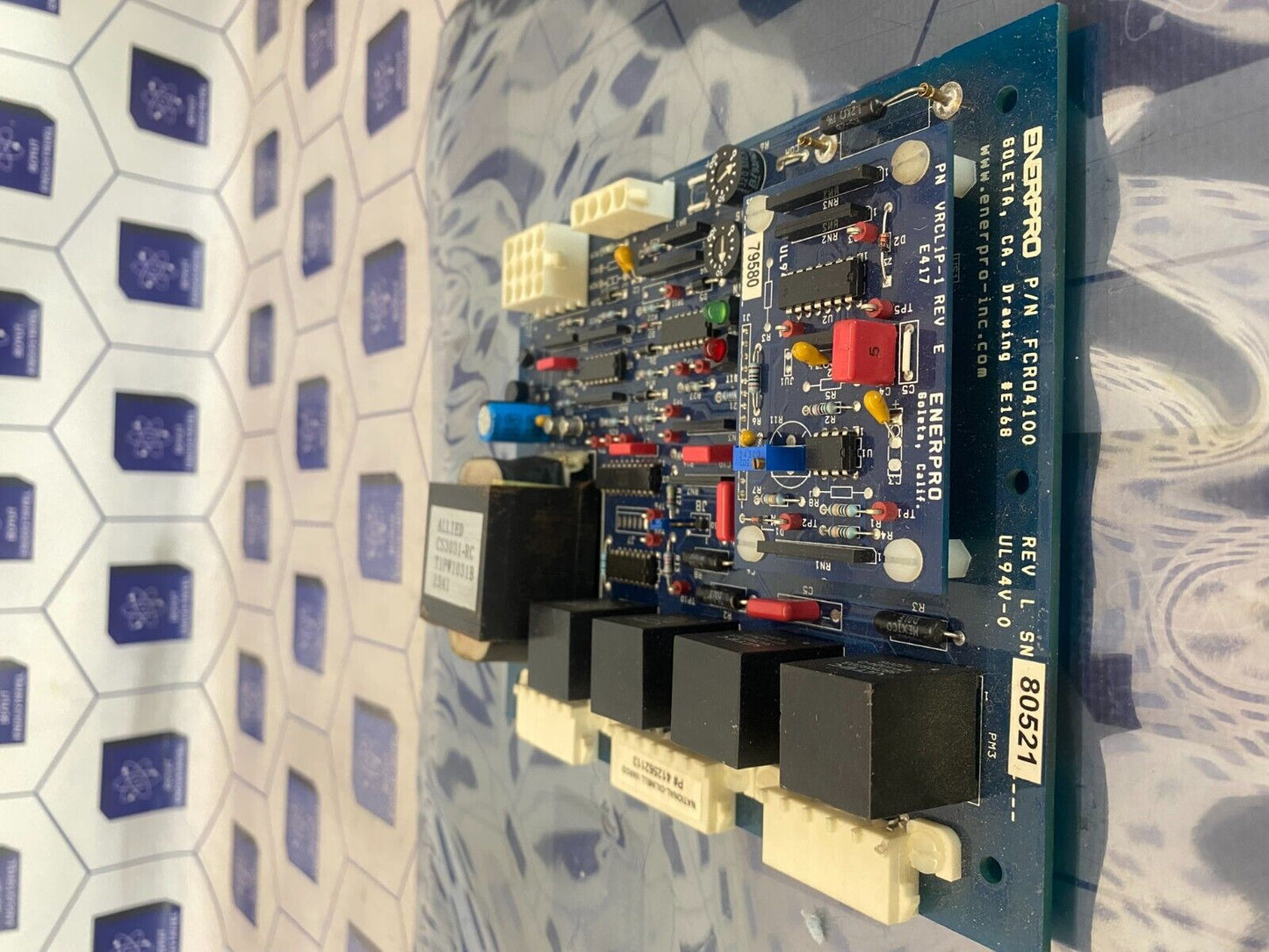 ENERPRO FCRO4100 FIRING PCB BOARD 6725120009 REV. 1