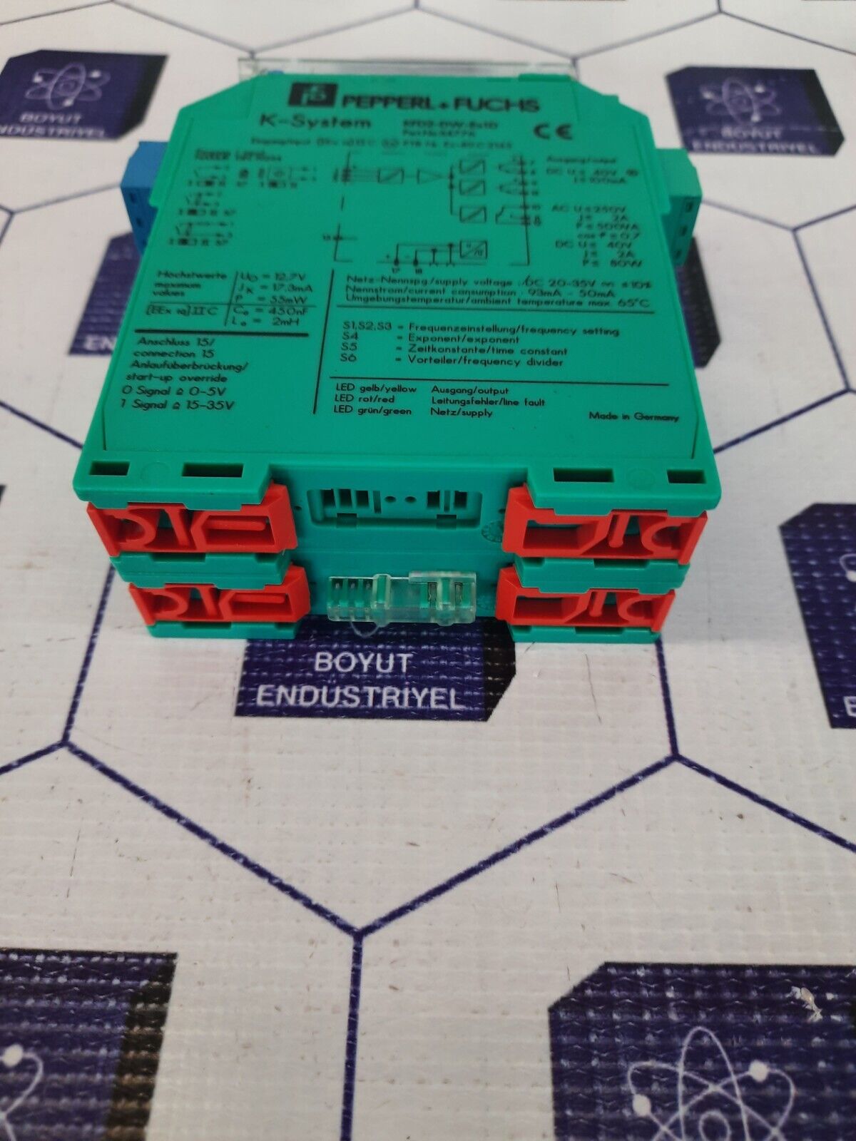 PEPPERL +FUCHS K-SYSTEM KFD2-DW-EX1D PART NO:34776
