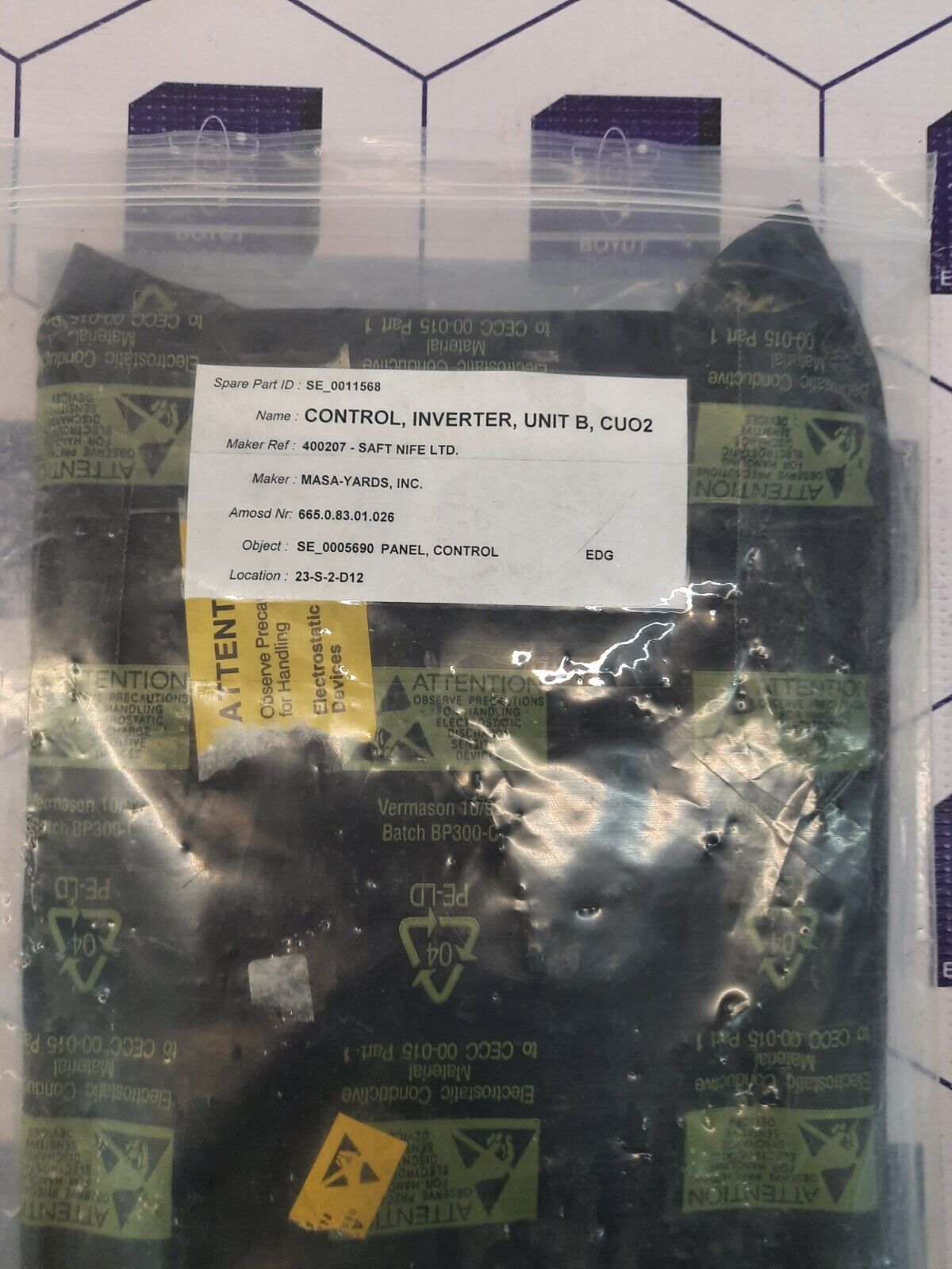 Saft Nife 64P-6033-042V-0 CARD