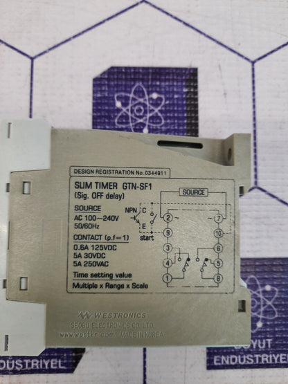 LUXCO SLIM TIMER GTN-SF1 OFF DELAY