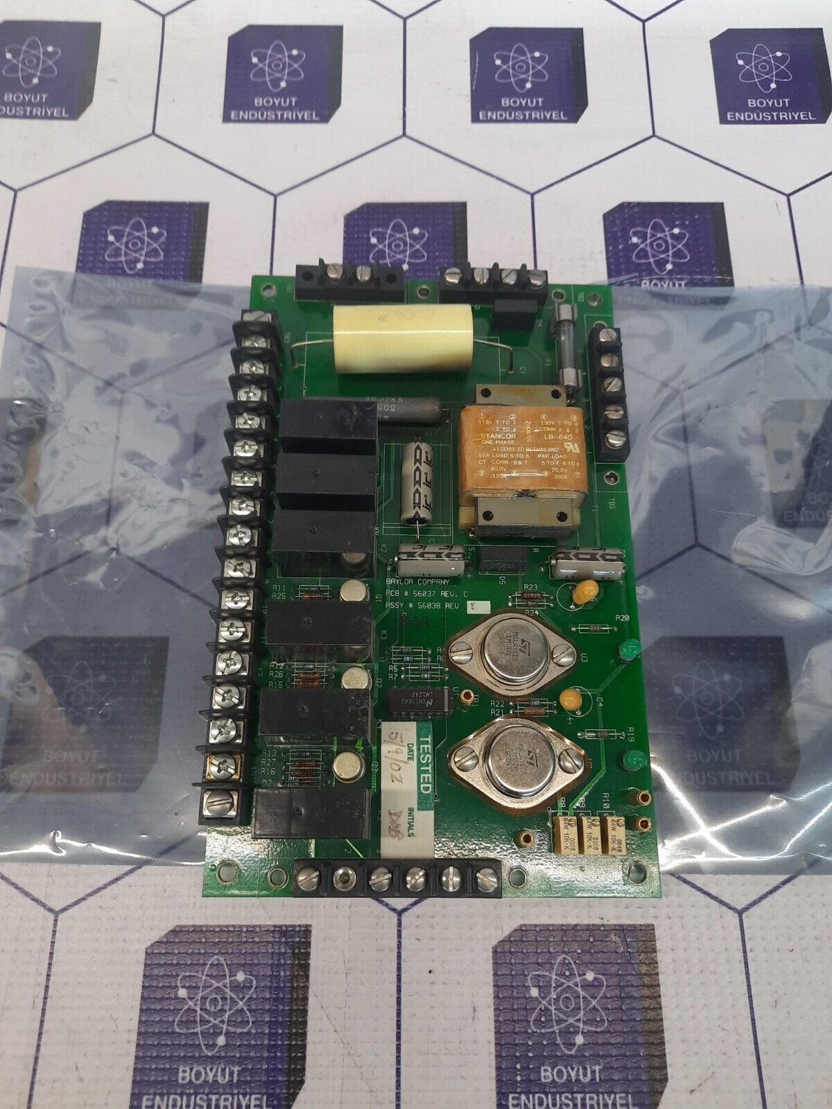 BAYLOR COMPANY 56037-56038 REV.C CARD