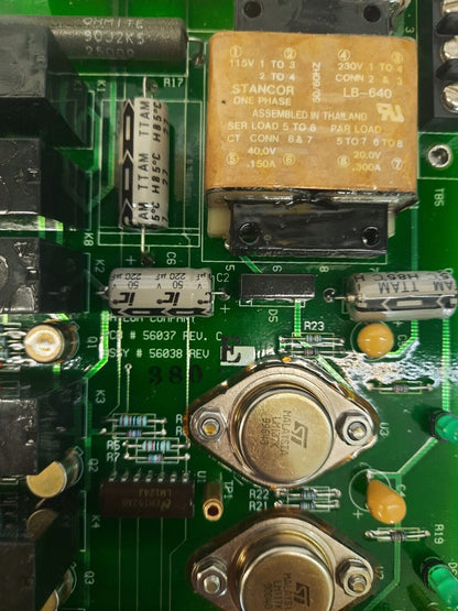 BAYLOR COMPANY 56037-56038 REV.C CARD