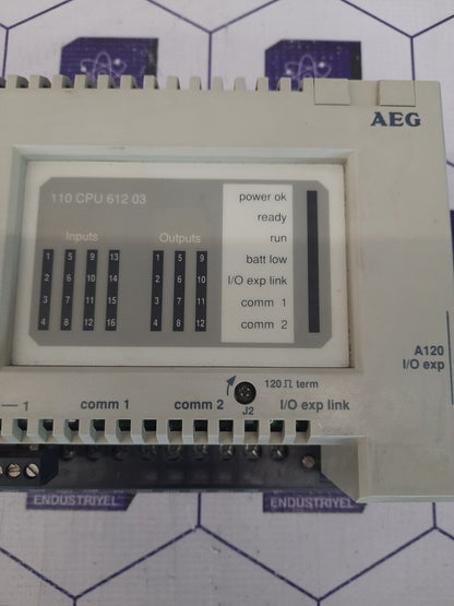 SCHNEIDER AUTOMATION 110 CPU 612 03 MICRO CPU MODULE