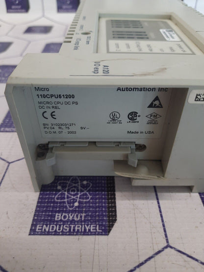 SCHNEIDER AUTOMATION 110CPU51200 MICRO CPU MODULE