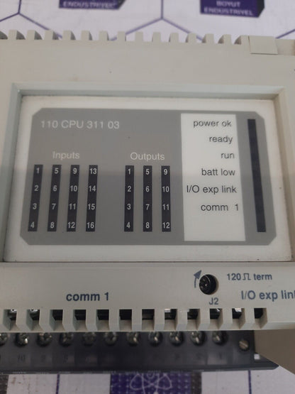 SCHNEIDER AUTOMATION 110 CPU 311 03 Mıcro CPU Dc Ps Dc I/O 24V