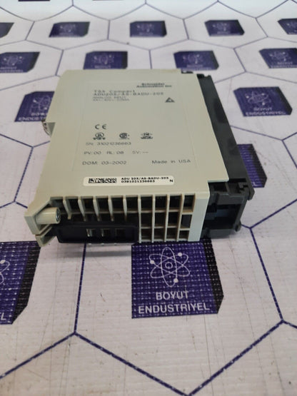 SCHNEIDER AUTOMATION ADU 205/AS-BADU-205 Analog Input Module