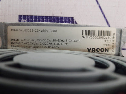 VACON NXL00035-C2H1SSV-0000 DANGER 5 MIN