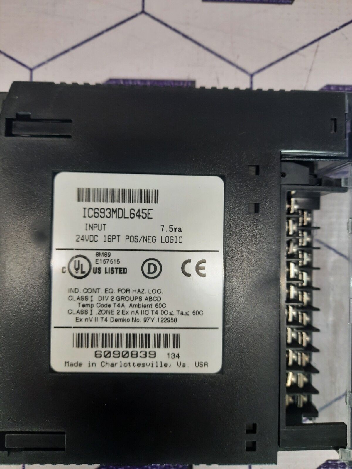 GE FANUC IC693MDL645E OUTPUT MODULE