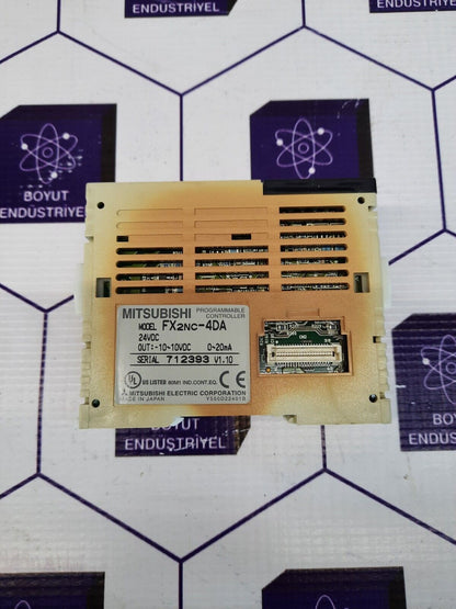 MITSUBISHI FX2NC-4DA PROGRAMABLE CONTROLLER