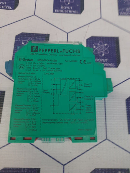PEPPERL +FUCHS K-SYSTEM KFD2-STC4-Ex12O PART NO 231389