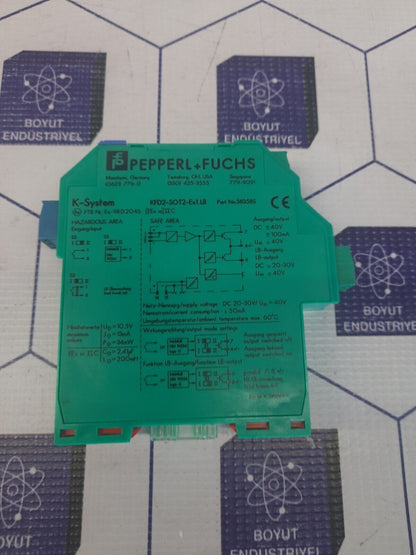 Pepperl+Fuchs K-System KFD2-SOT2-Ex1.LB PART NO 38358S