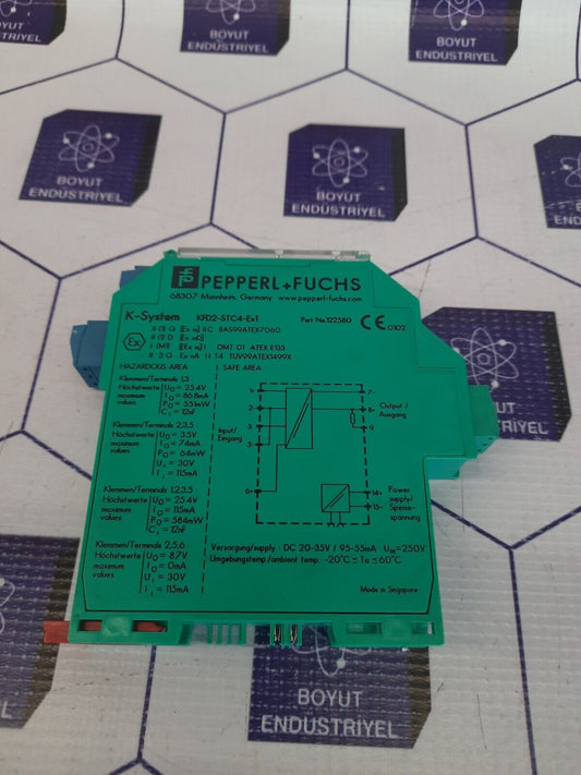 PEPPERL +FUCHS K-SYSTEM KFD2-STC4-Ex1 PART NO 122580