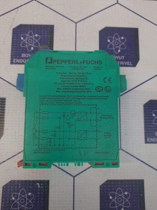 Pepperl+Fuchs KFD2-PT2-Ex1 K-System PART NO:72018