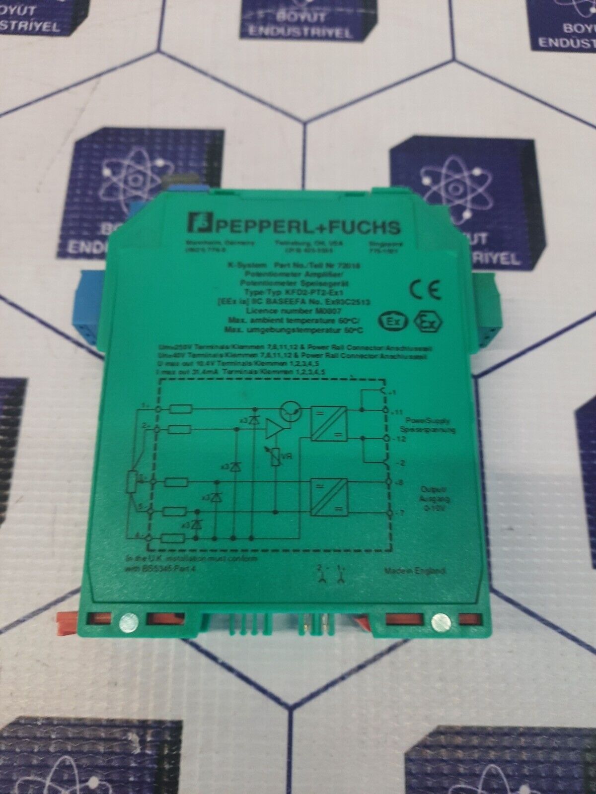 Pepperl+Fuchs KFD2-PT2-Ex1 K-System PART NO:72018