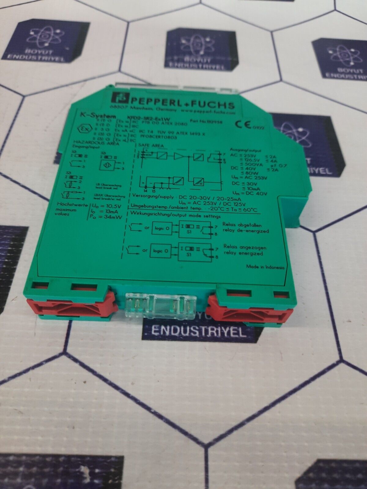 PEPPERL+FUCHS K-System KFD2-SR2-Ex1.W PART NO 132958
