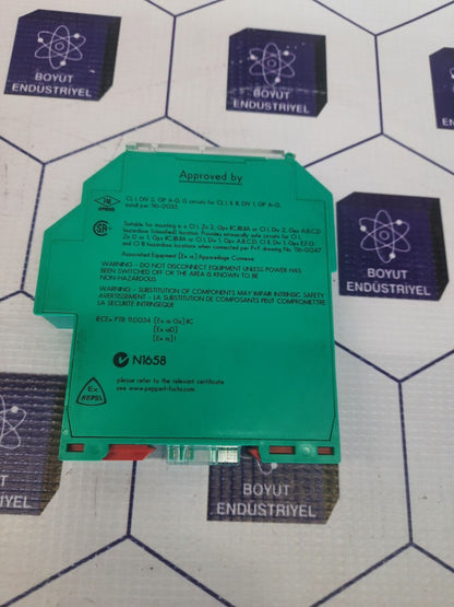 PEPPERL+FUCHS K-System KFD2-SR2-Ex1.W PART NO 132958