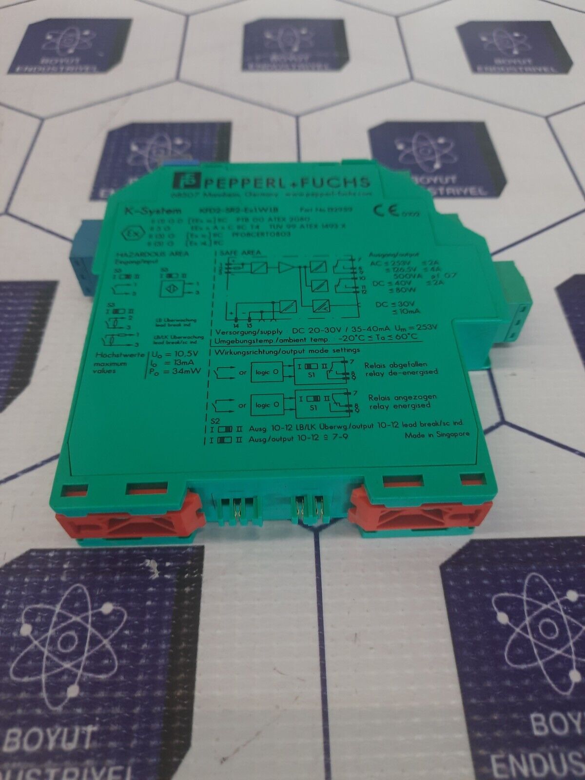 PEPPERL+FUCHS K-System KFD2-SR2-Ex1.W.LB PART NO 132959